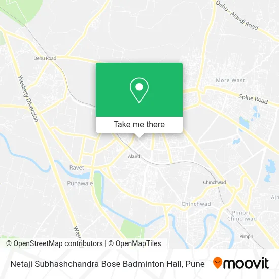 Netaji Subhashchandra Bosh Badminton Hall map