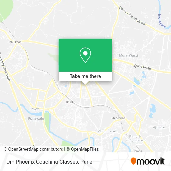 Om Phoenix Coaching Classes map