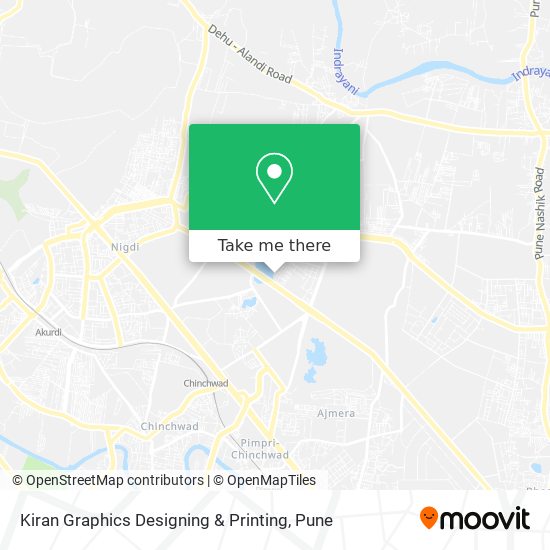Kiran Graphics Designing & Printing map