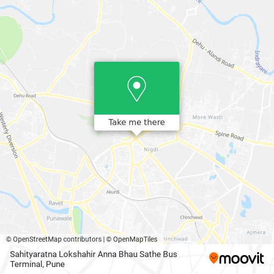 Sahityaratna Lokshahir Anna Bhau Sathe Bus Terminal map