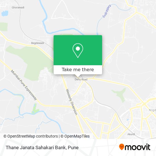 Thane Janata Sahakari Bank map