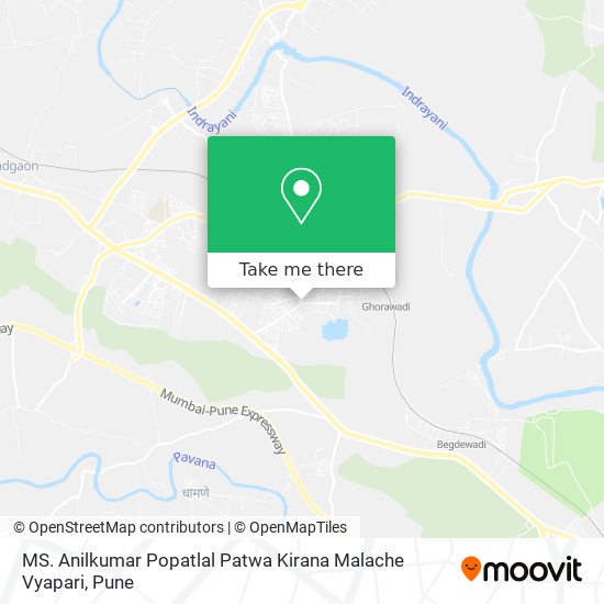 MS. Anilkumar Popatlal Patwa Kirana Malache Vyapari map