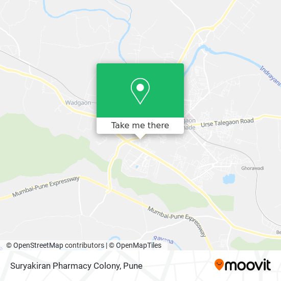 Suryakiran Pharmacy Colony map