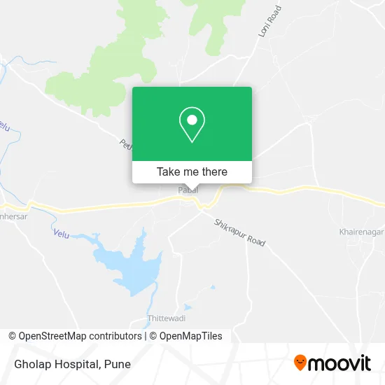 Gholap Hospital map