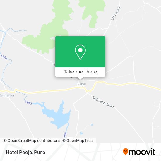 Hotel Pooja map