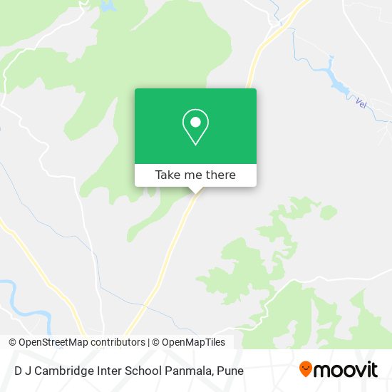 D J Cambridge Inter School Panmala map