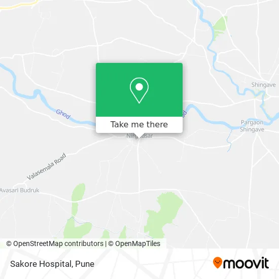 Sakore Hospital map