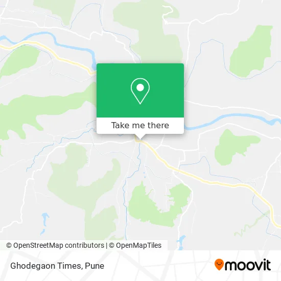 Ghodegaon Times map