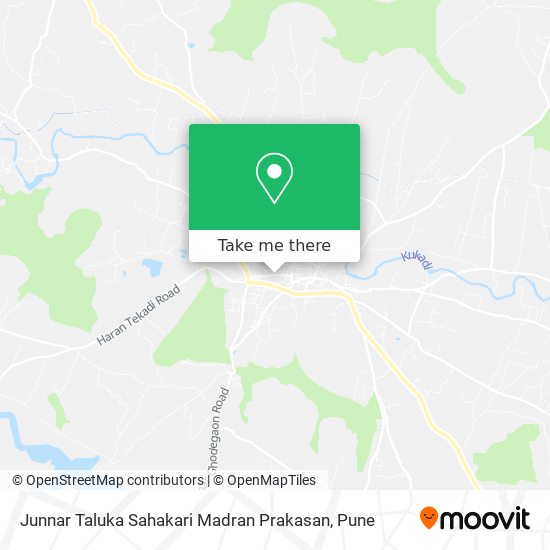 Junnar Taluka Sahakari Madran Prakasan map
