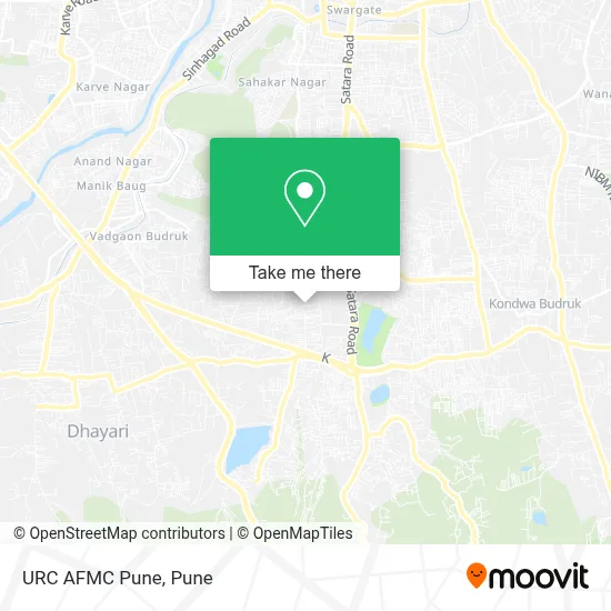 Urc Afmc Pune map
