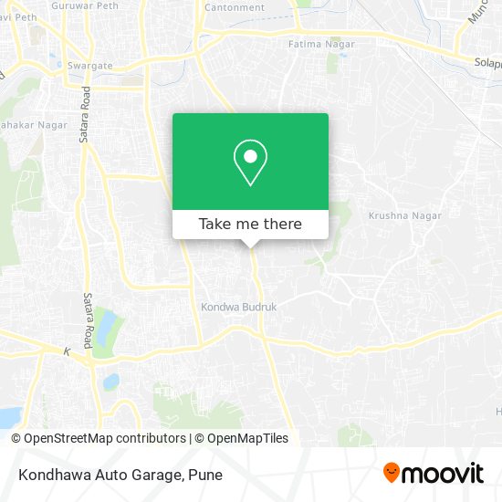 Kondhawa Auto Garage map