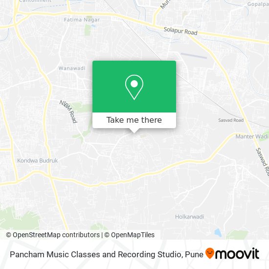 Pancham Music Classes and Recording Studio map