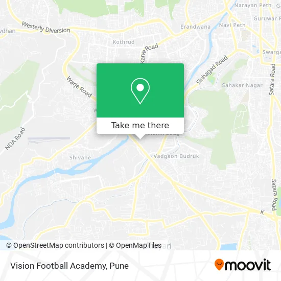 Vision Football Academy map