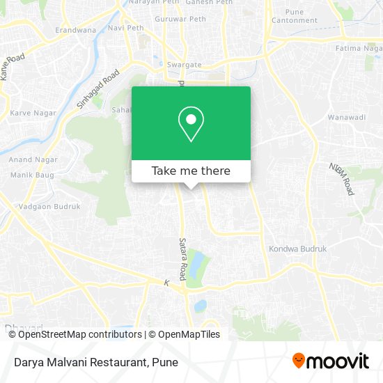 Darya Malvani Restaurant map