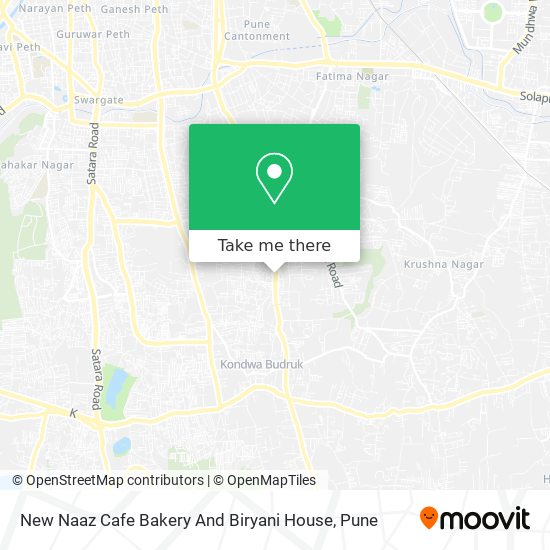 New Naaz Cafe Bakery And Biryani House map