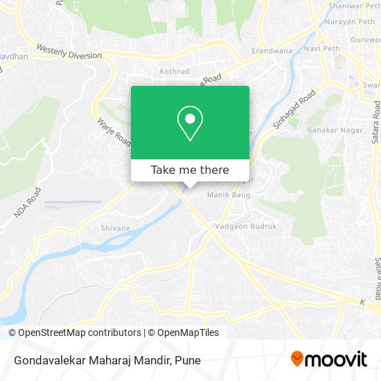 Gondavalekar Maharaj Mandir map