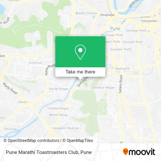 Pune Marathi Toastmasters Club map