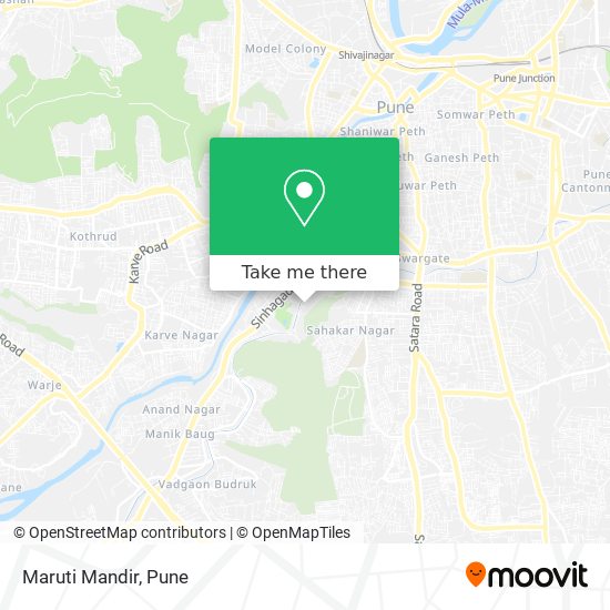 Maruti Mandir map