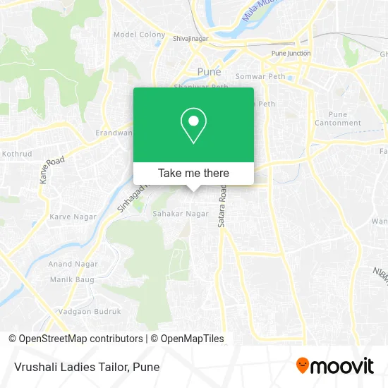 Vrushali Ladies Tailor map