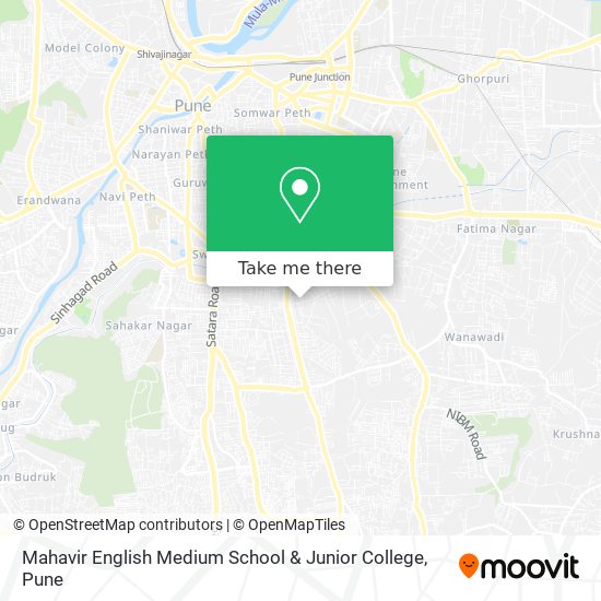 Mahavir English Medium School & Junior College map