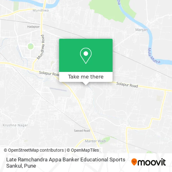 Late Ramchandra Appa Banker Educational Sports Sankul map