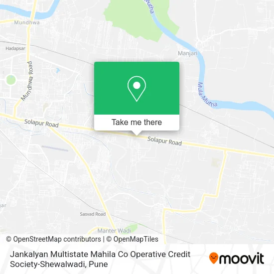 Jankalyan Multistate Mahila Co Operative Credit Society-Shewalwadi map