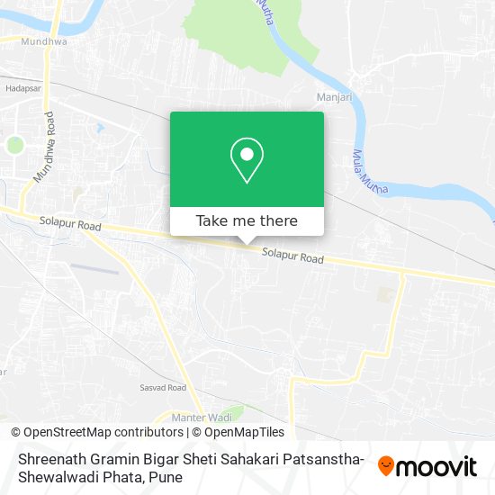 Shreenath Gramin Bigar Sheti Sahakari Patsanstha-Shewalwadi Phata map