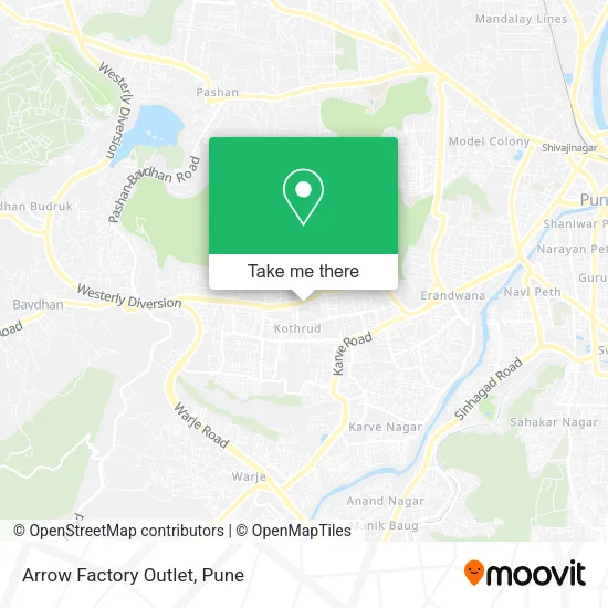 Arrow Factory Outlet map