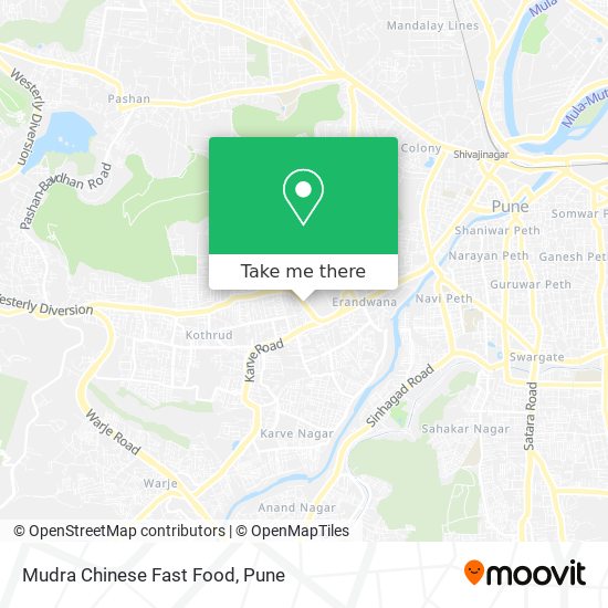 Mudra Chinese Fast Food map