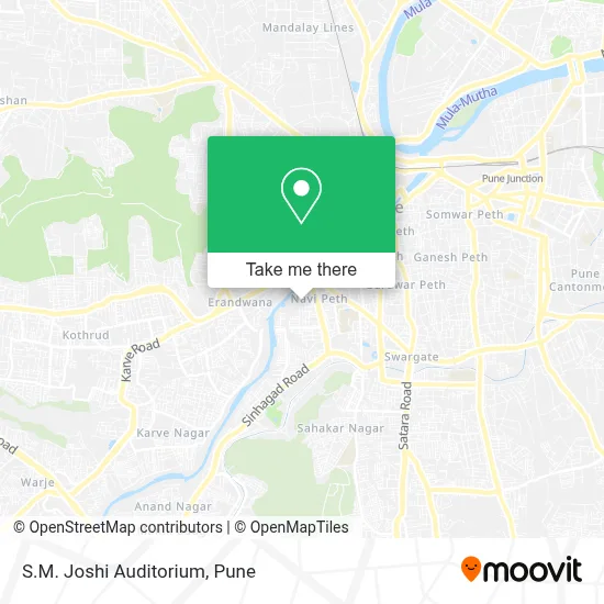 S.M.Joshi Auditorium map