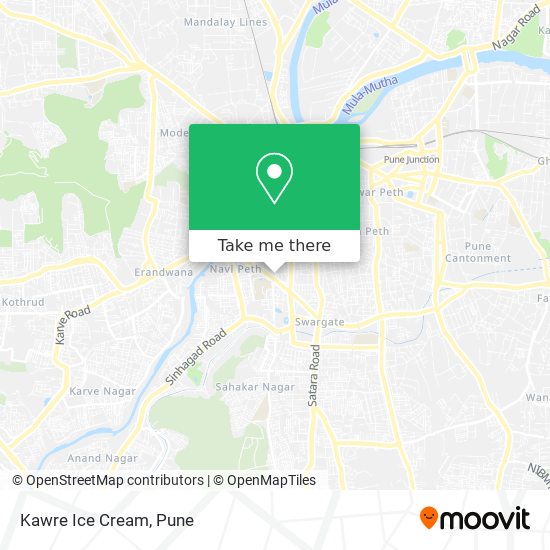 Kawre Ice Cream map