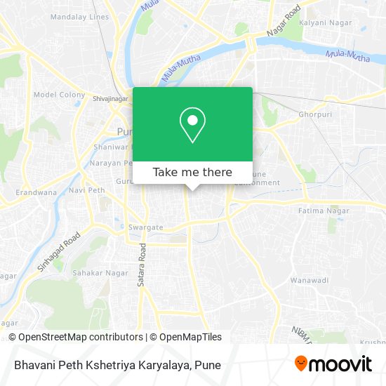 Bhavani Peth Kshetriya Karyalaya map