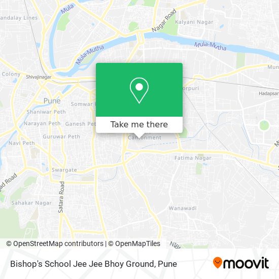 Bishop's School Jee Jee Bhoy Ground map