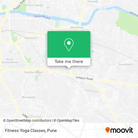 Fitness Yoga Classes map