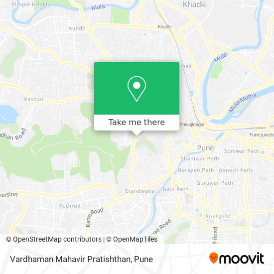 Vardhaman Mahavir Pratishthan map