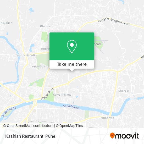 Kashish Restaurant map