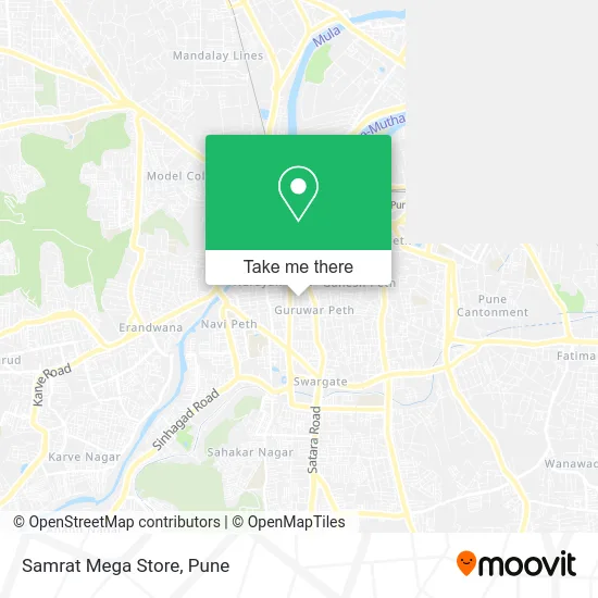 Samrat Mega Store map
