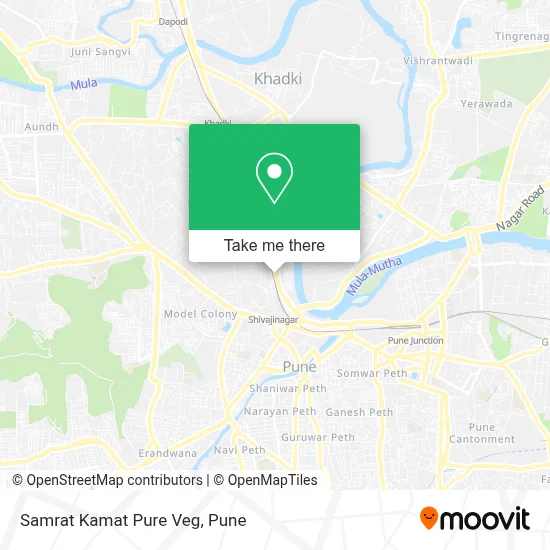 Samrat Kamat Pure Veg map