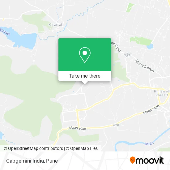 Capgemini India map