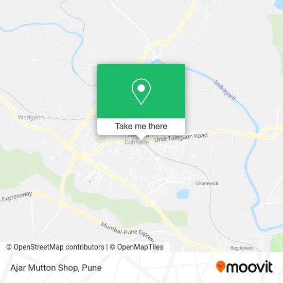 Ajar Mutton Shop map