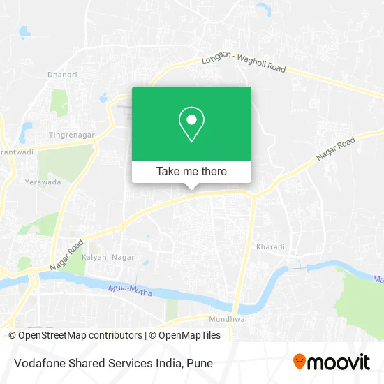 Vodafone Shared Services India map