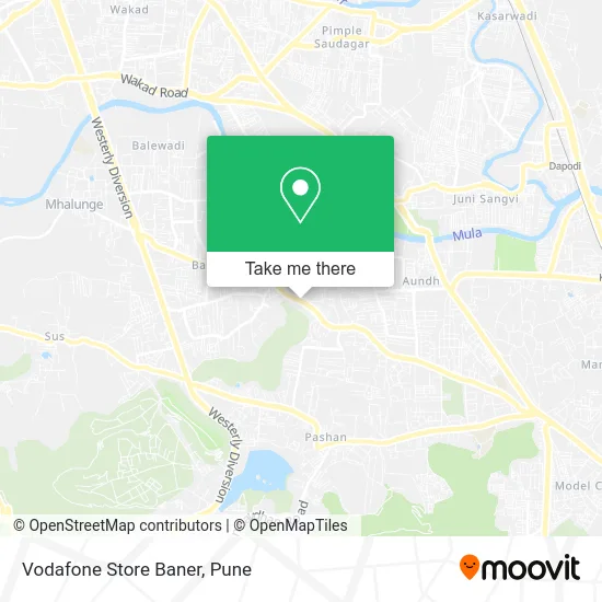 Vodafone Store Baner map