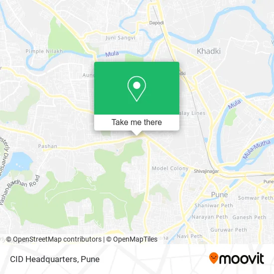 CID Headquarters map