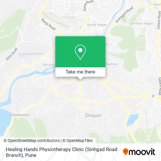 Healing Hands Physiotherapy Clinic (Sinhgad Road Branch) map