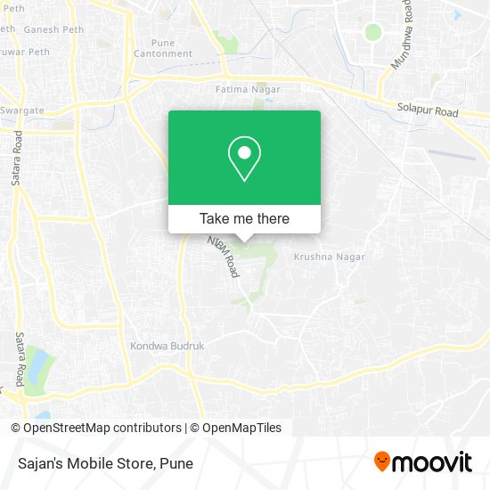 Sajan's Mobile Store map