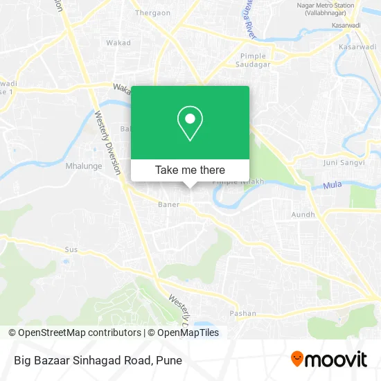 Big Bazaar Sinhagad Road map