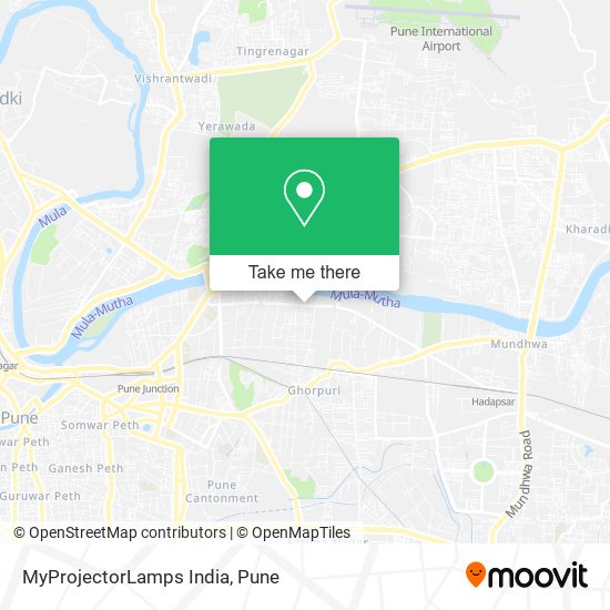 MyProjectorLamps India map