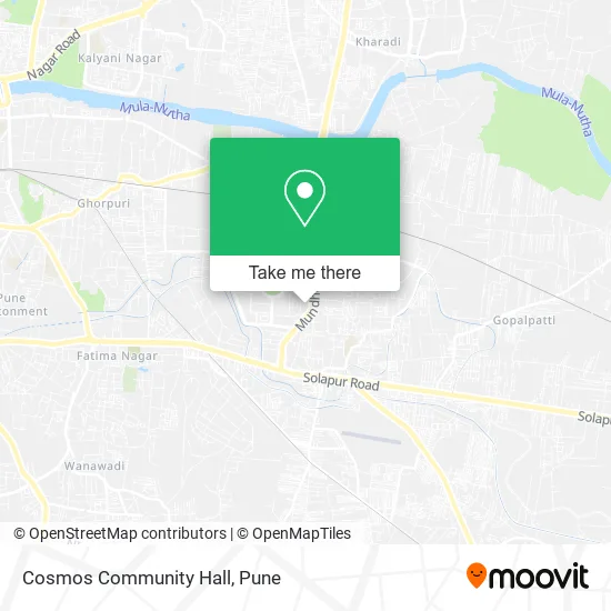 Cosmos Community Hall map
