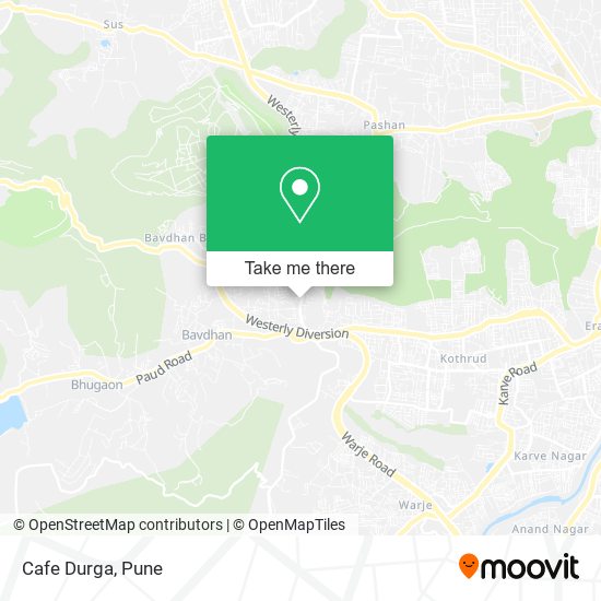 Cafe Durga map