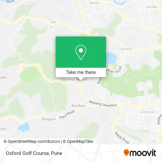 Oxford Golf Course map